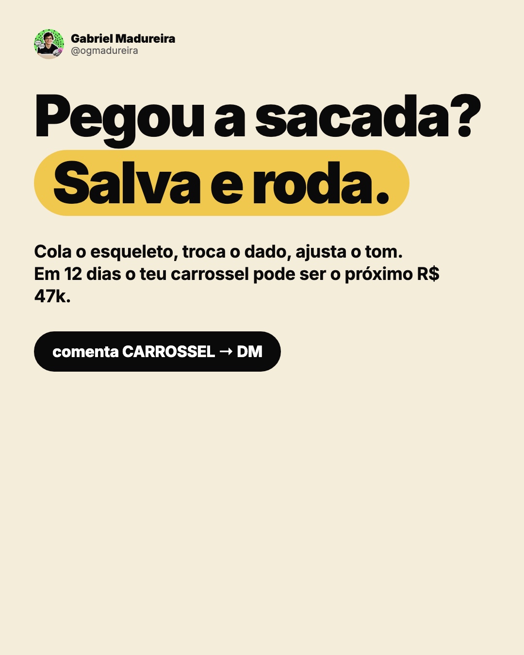 Comenta CARROSSEL