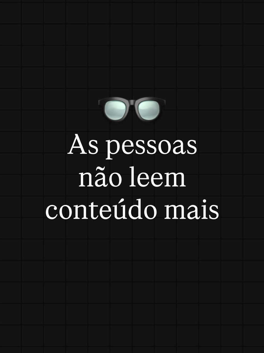 as pessoas não leem mais, elas escaneiam 👓