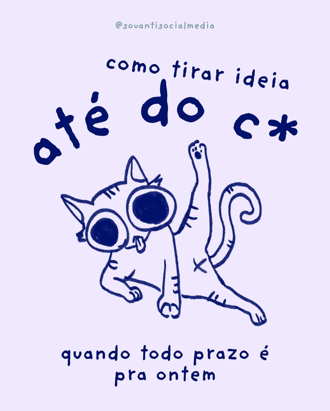 você leu esse post e já perdeu o prazo de uma demanda que nem chegou ainda. mas já teve ideia pras próximas 10

#mkt #marketing #socialmedia #antisocialmedia #marketingdigital