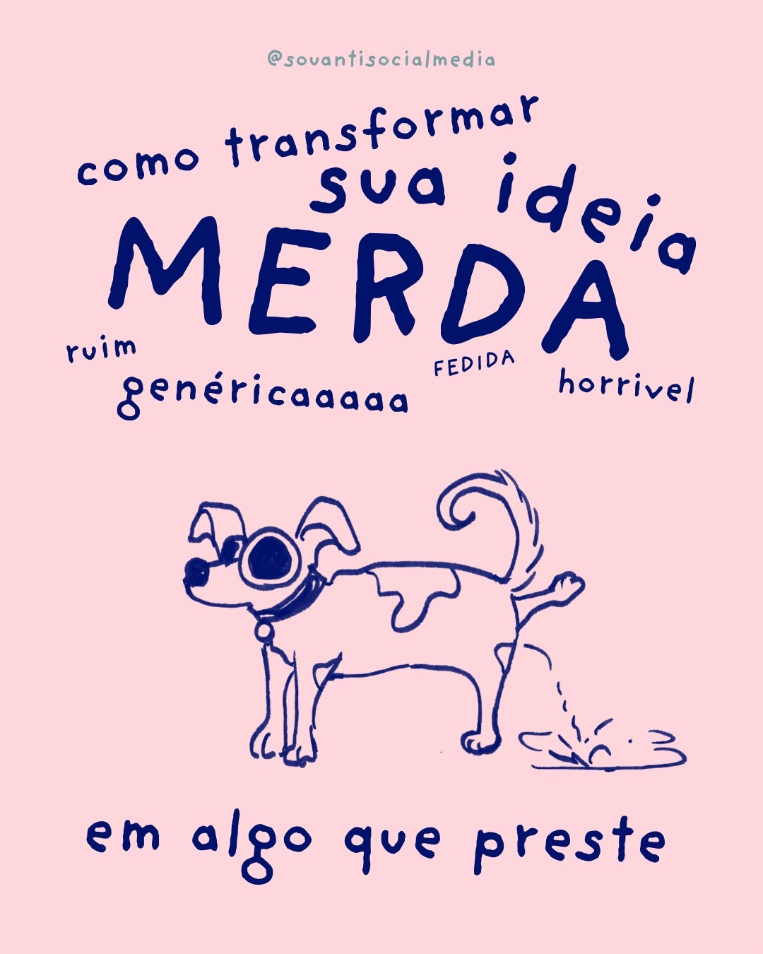 só faltou o poste mijando no cachorro 

#mkt #marketing #antisocialmedia #marketingdigital #socialmedia